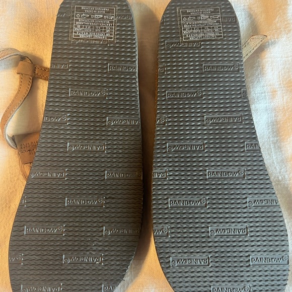 Rainbow Sandals with braided detail and ankle strap - Picture 2 of 6